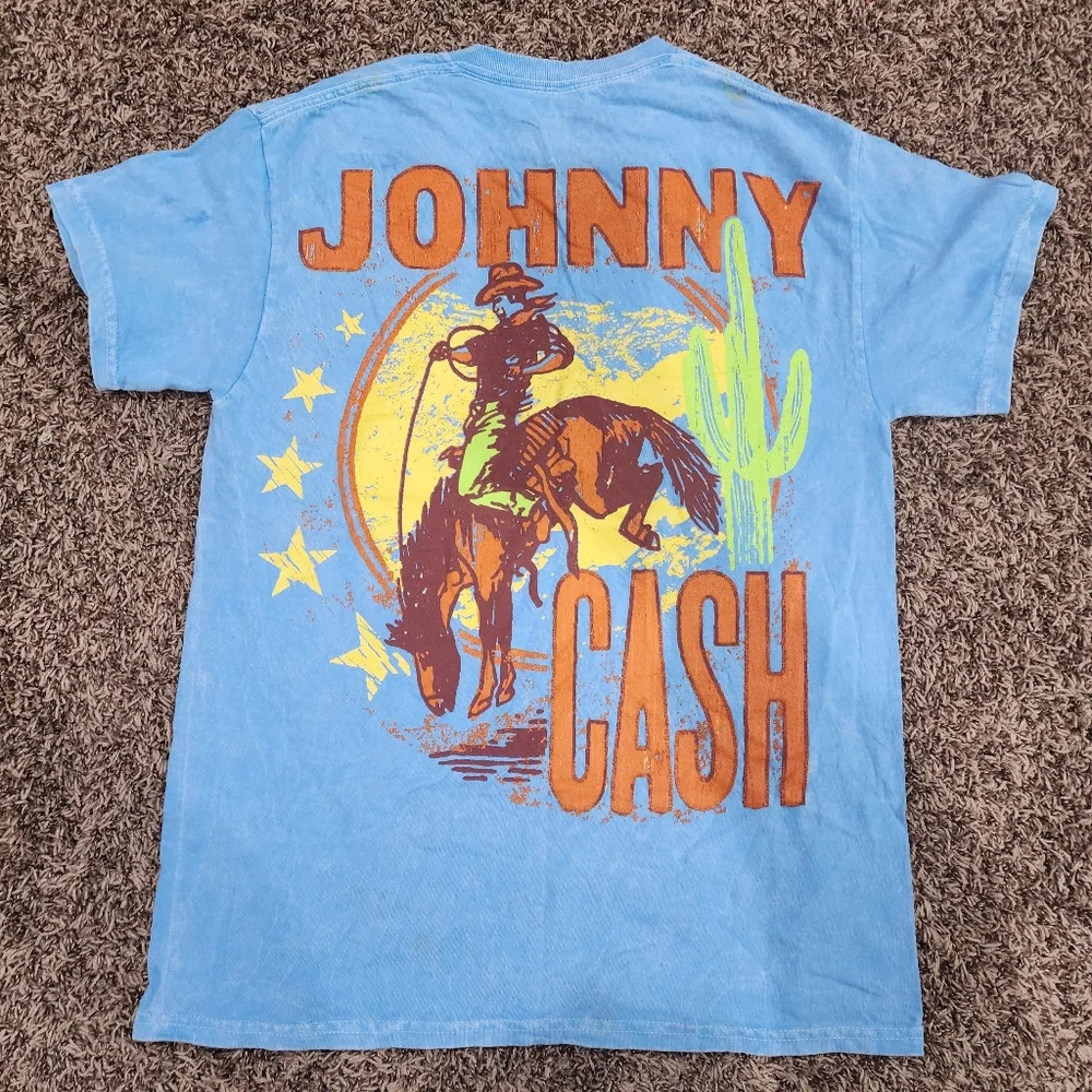 NWOT Johnny Cash Band T-Shirt Size M - Picture 3 of 5